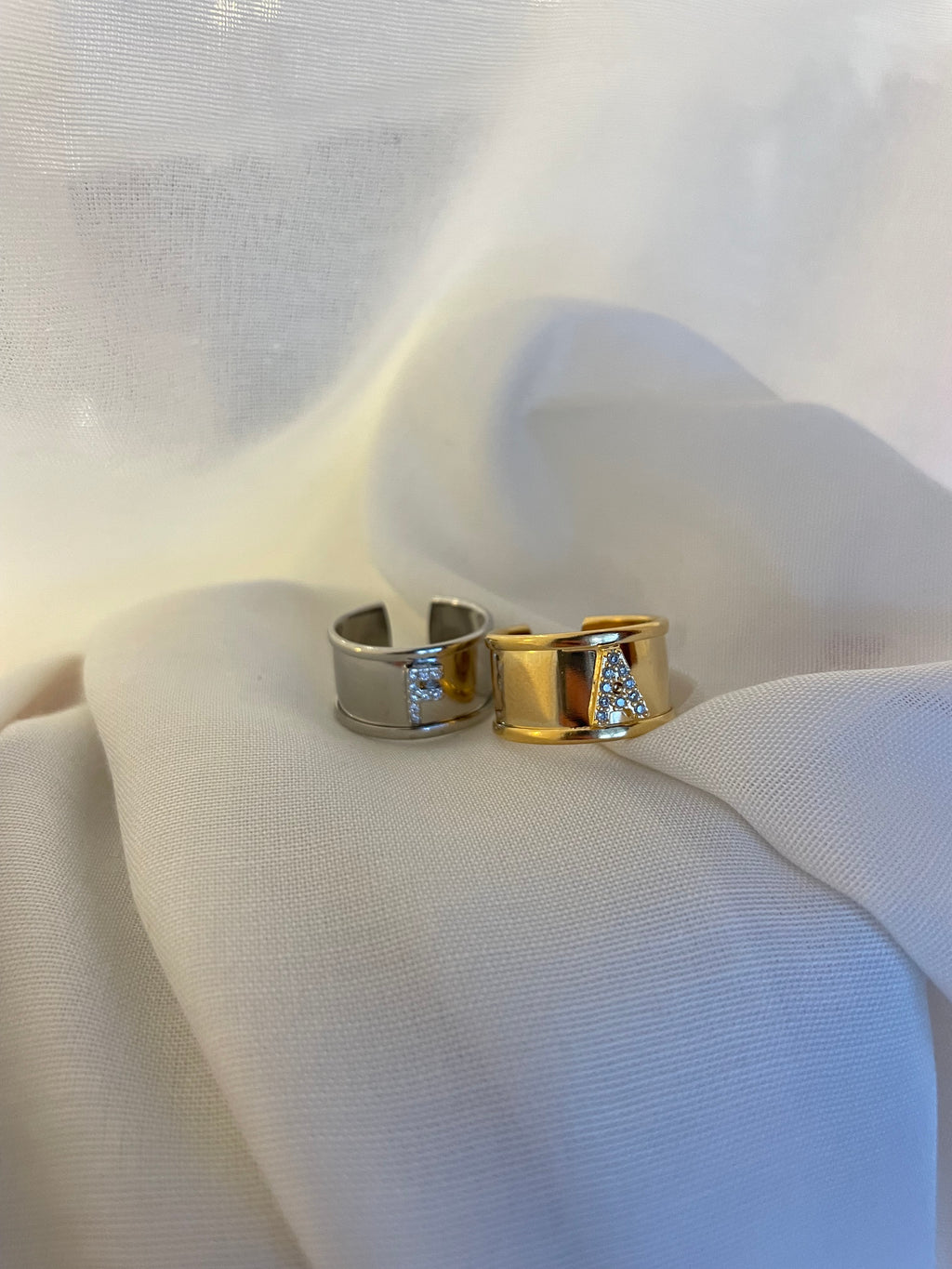Band Ring Letter Initial