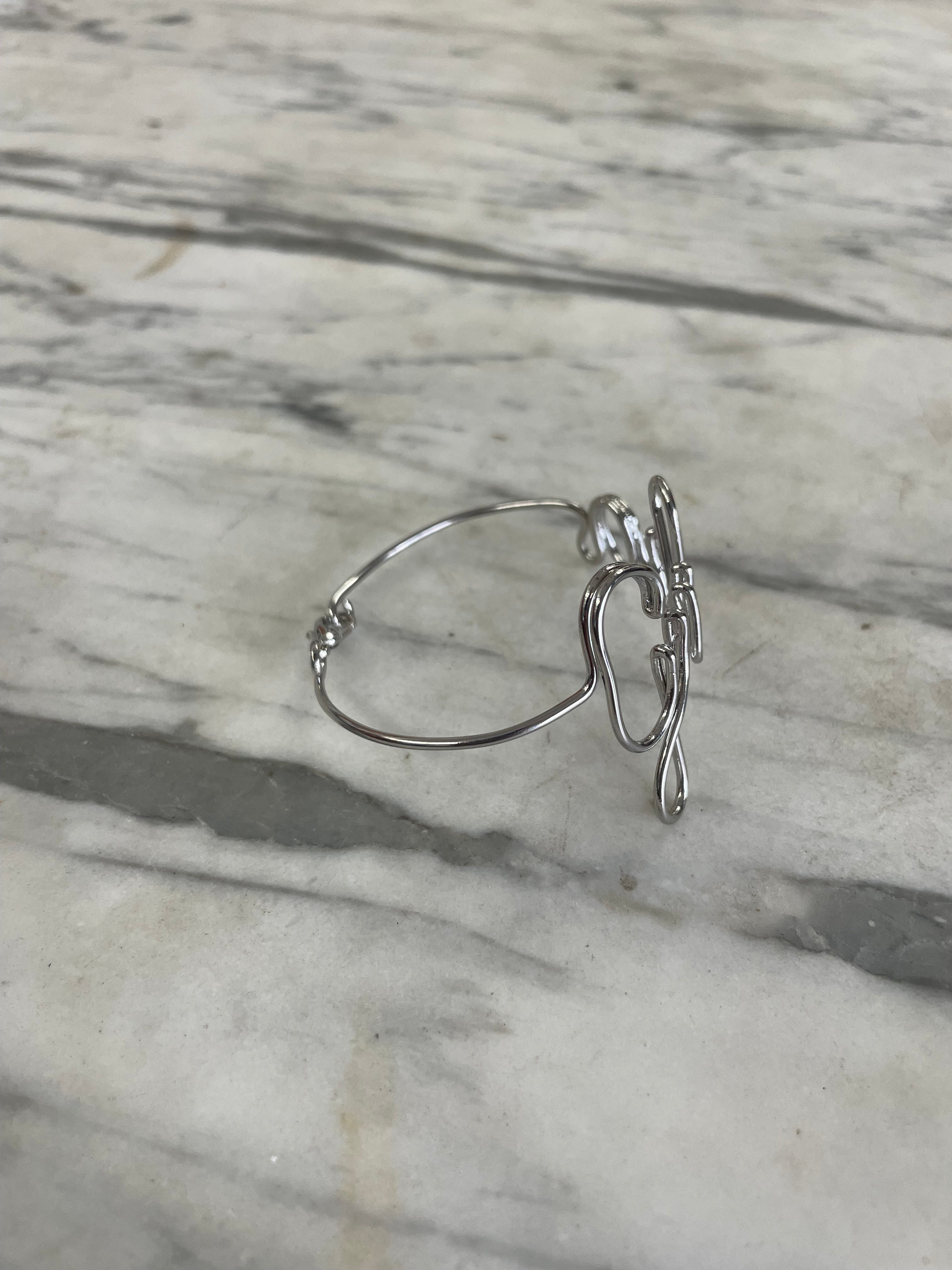 Bracciale Rigido Nome Wire