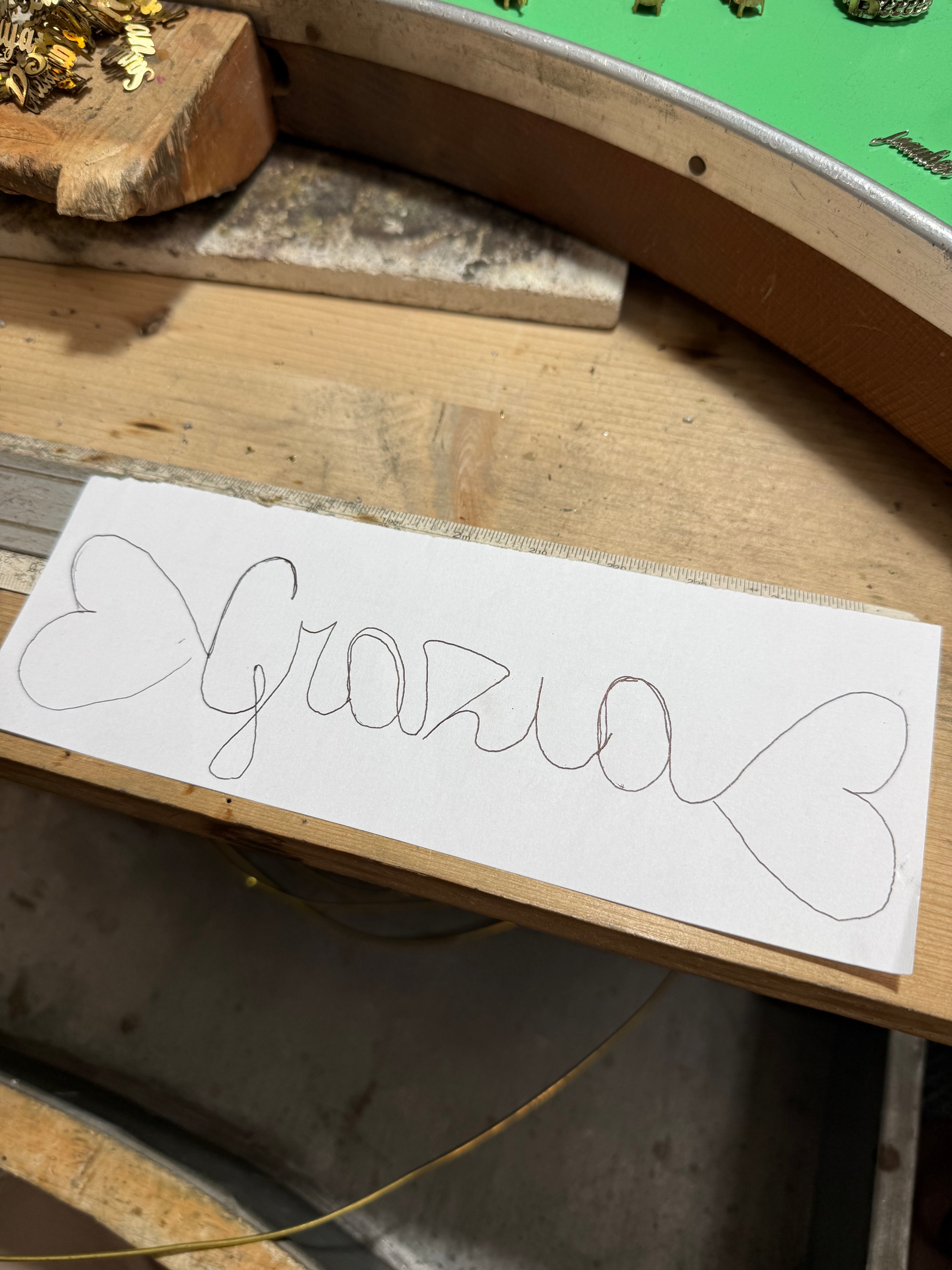 "Your Name" - Bracciale Filo