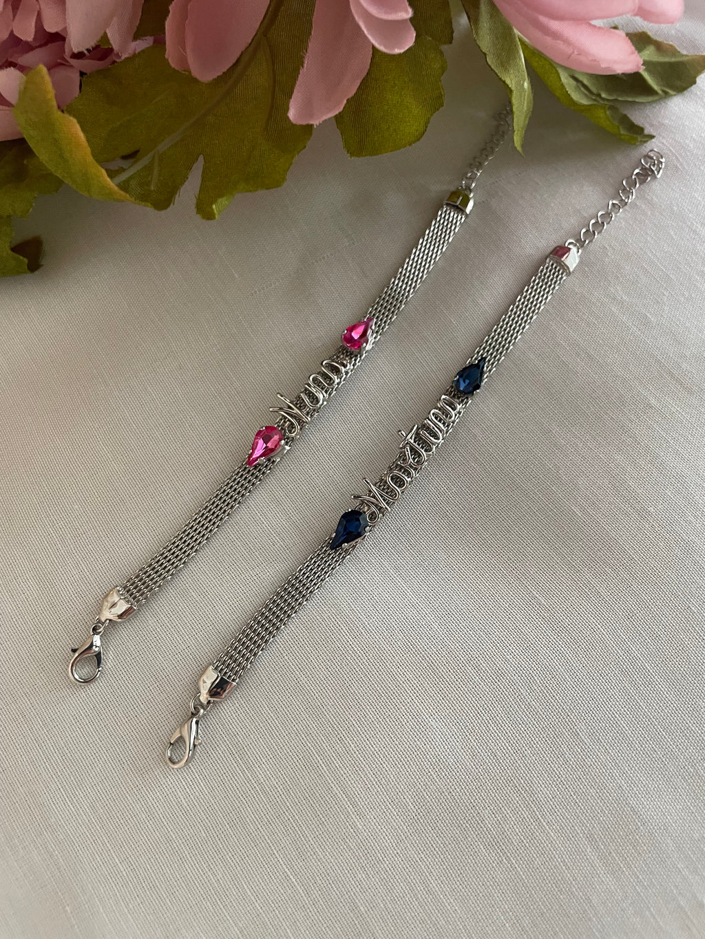 Bracciale Milanese con Nome Wire