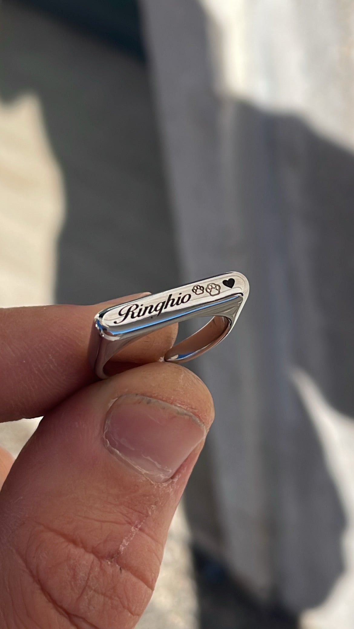 Anello Square Personalizzabile