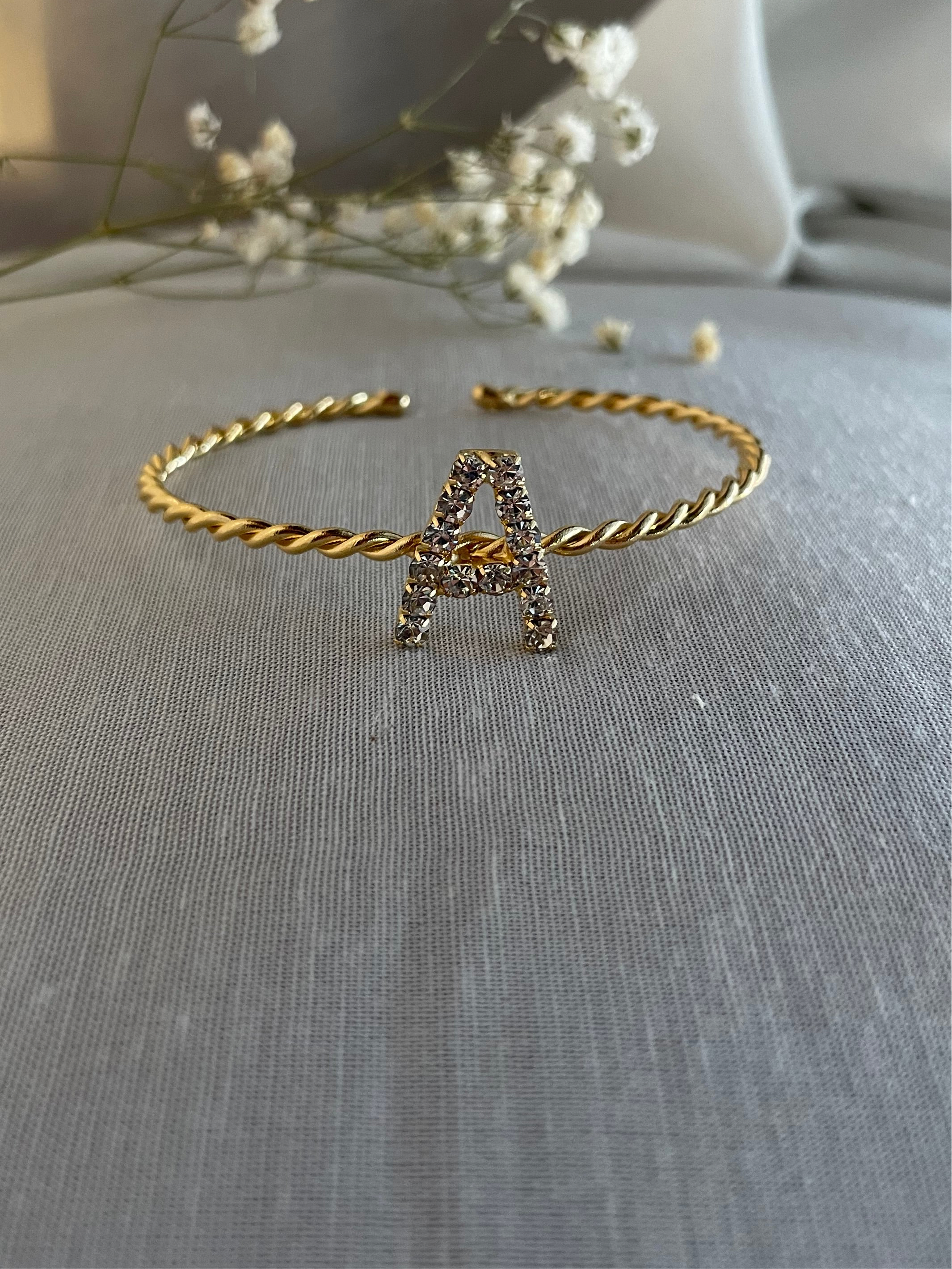 Bracciale Torchon Lettera Big