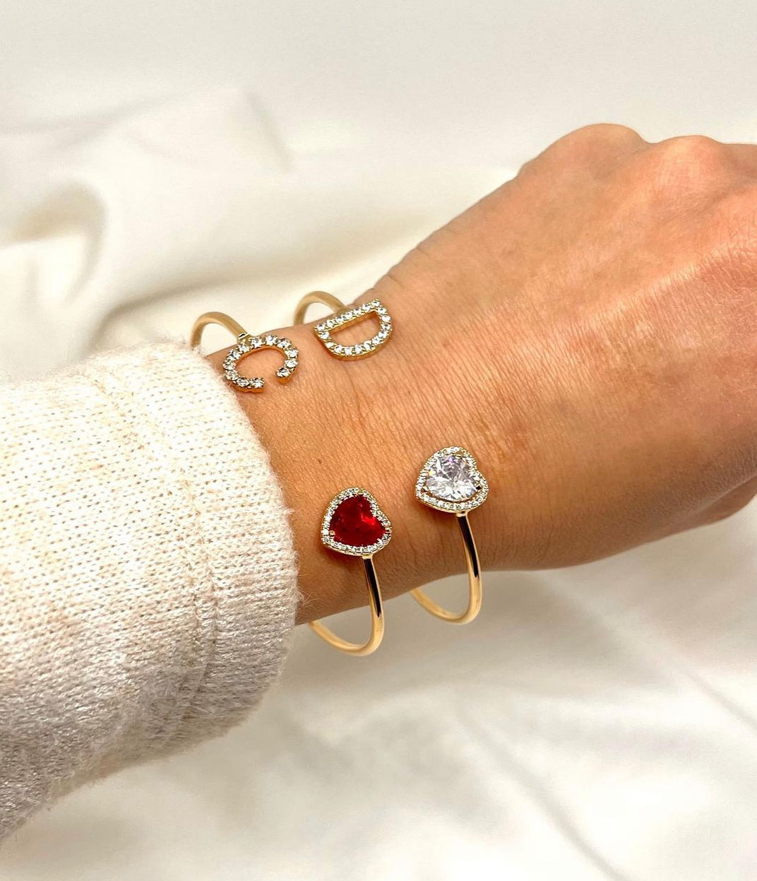 Bracciale Rigido Lettere