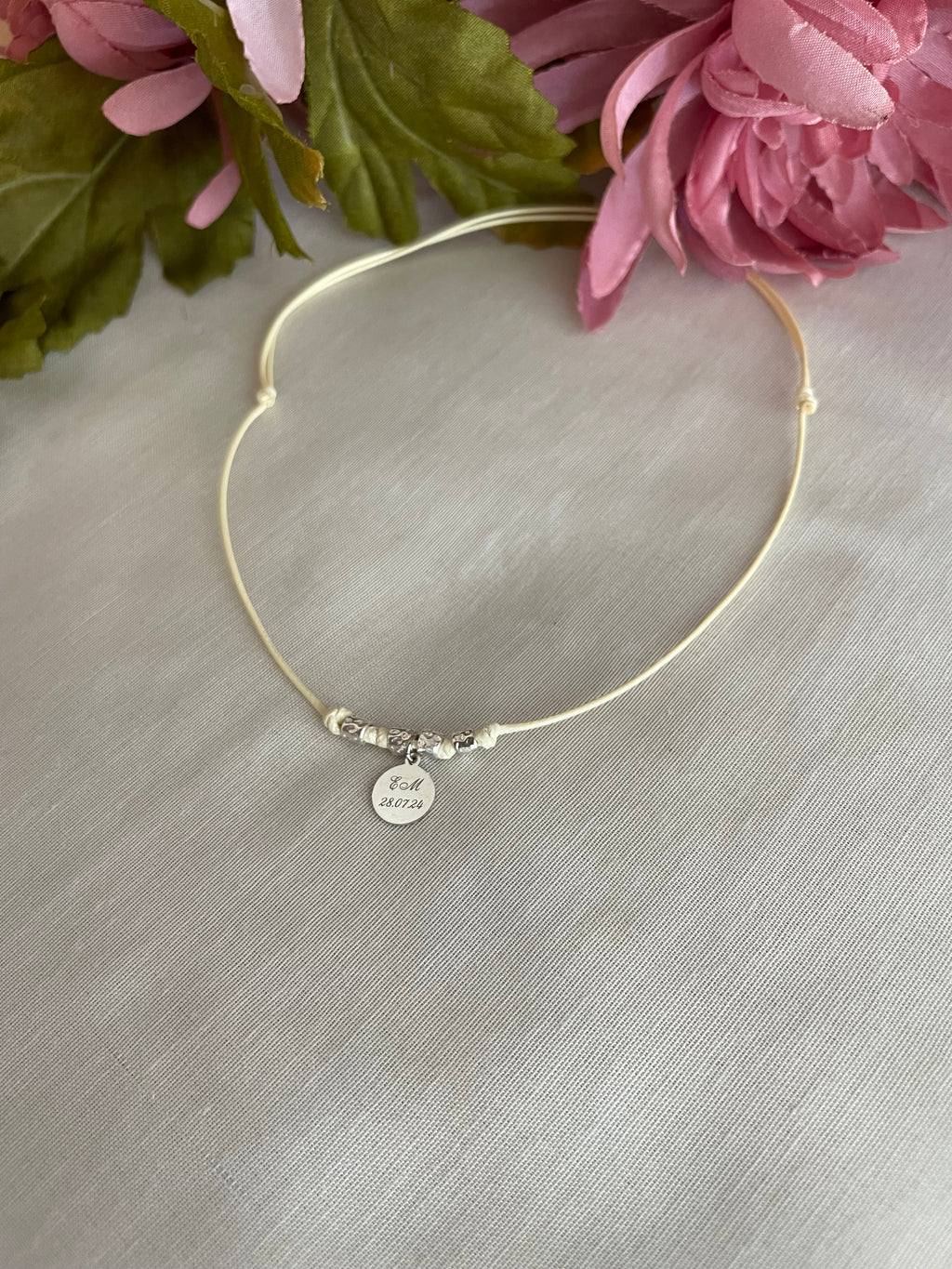 Collana Cordino Ciondolo Personalizzato