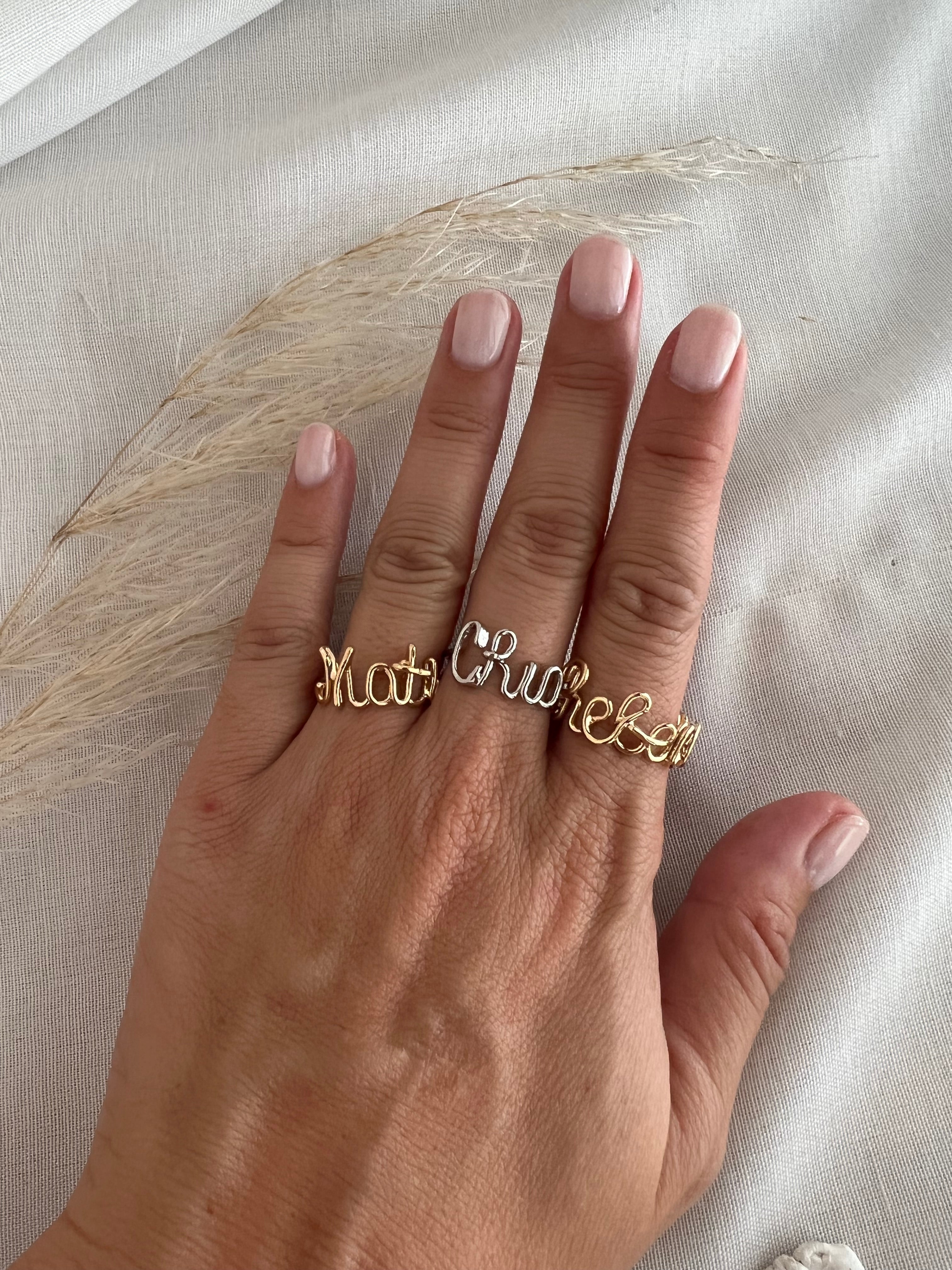 Name Wire Ring