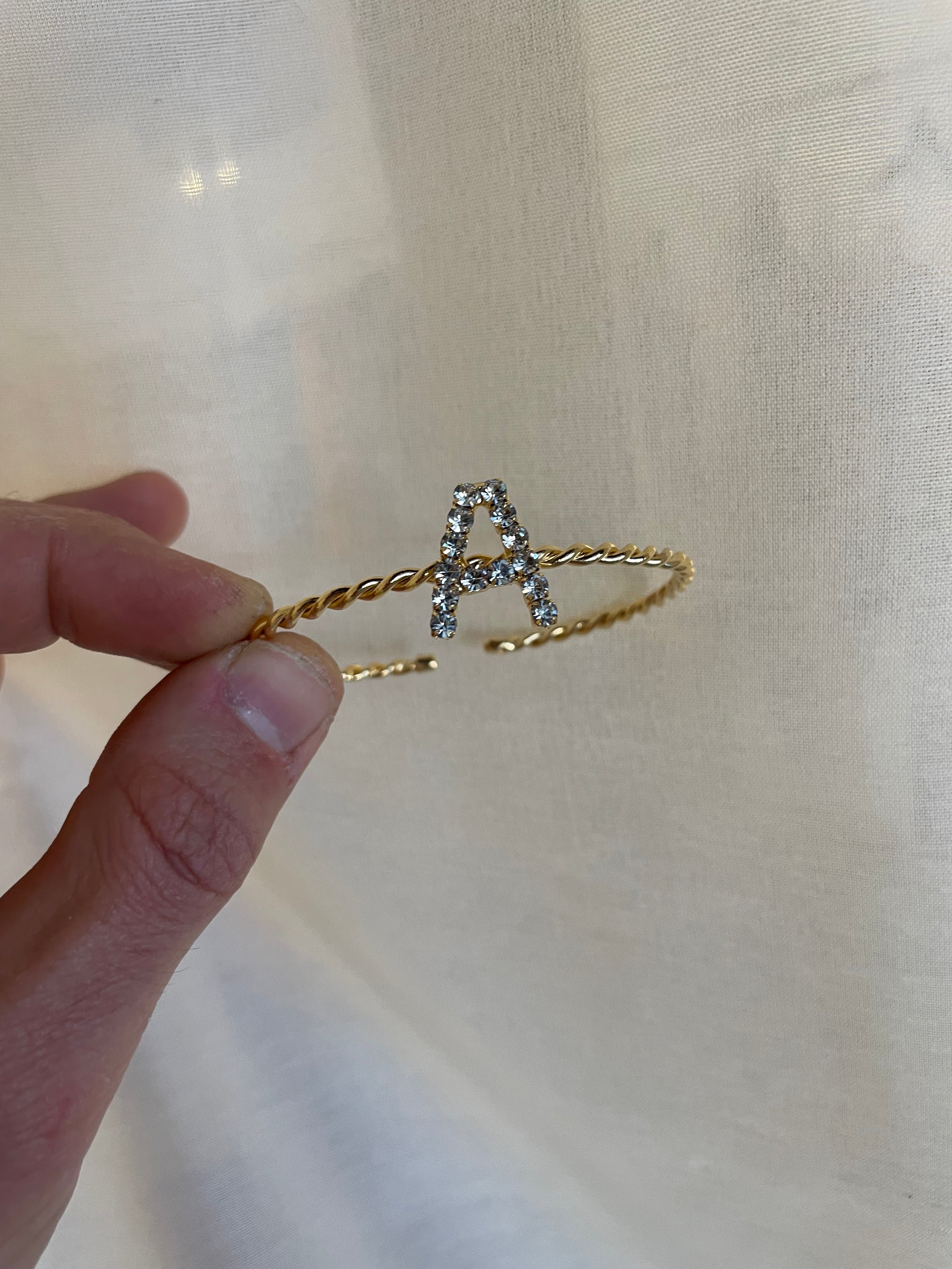 Bracciale Torchon Lettera Big