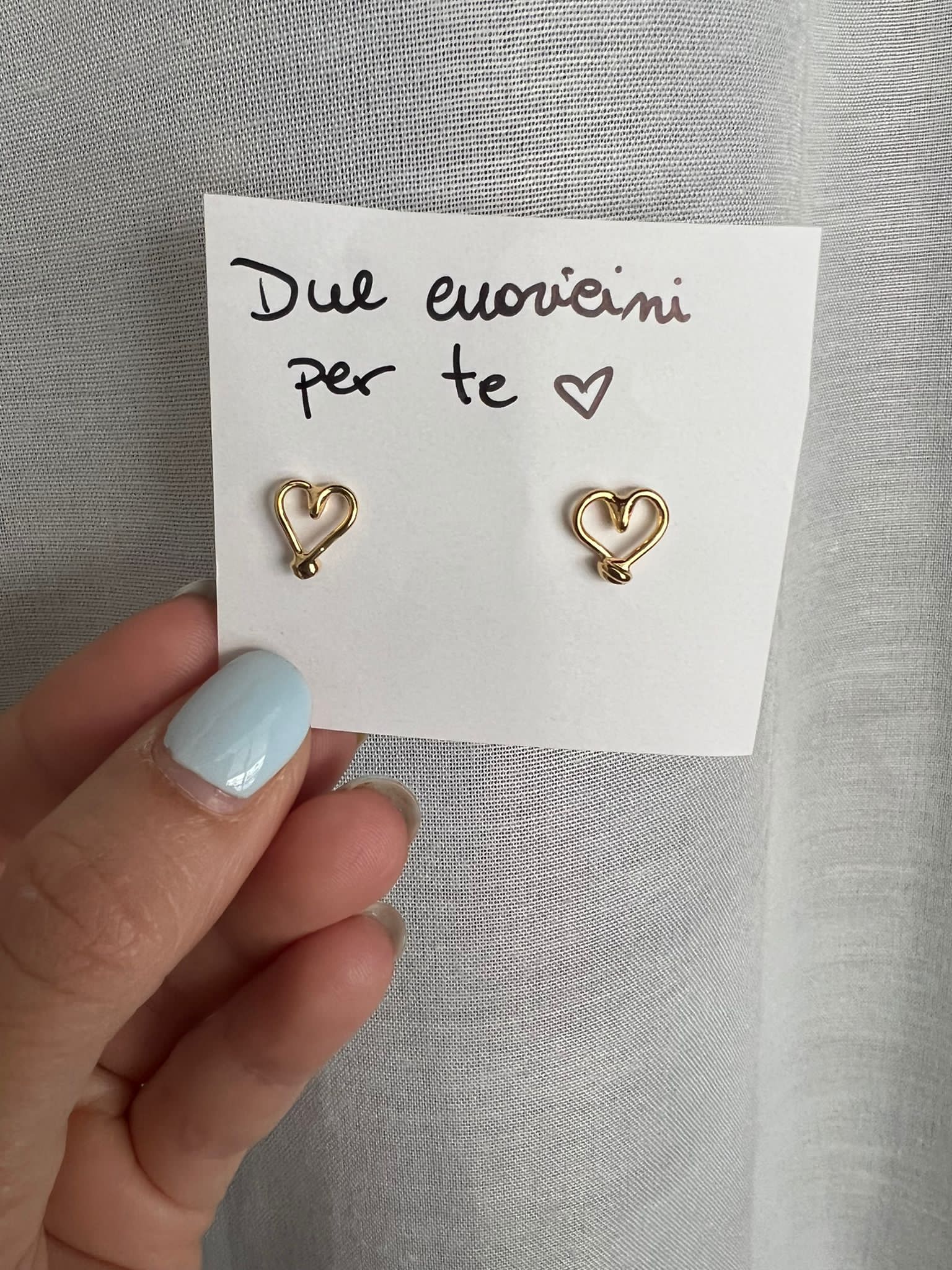 Orecchino Cuoricini