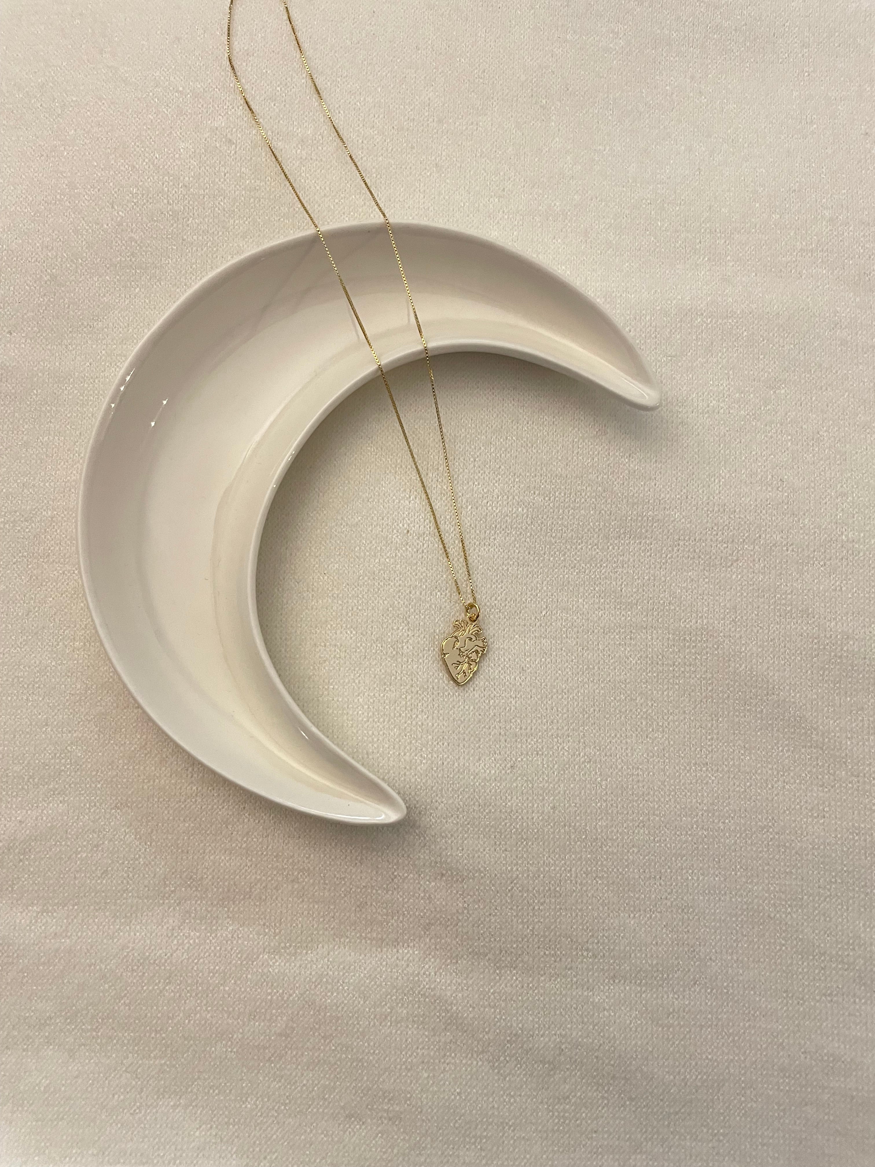 Cuore Anatomico Argento925