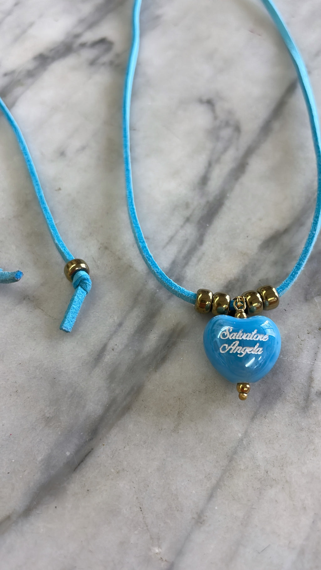 "Bubble Heart" - Collana Ceramica