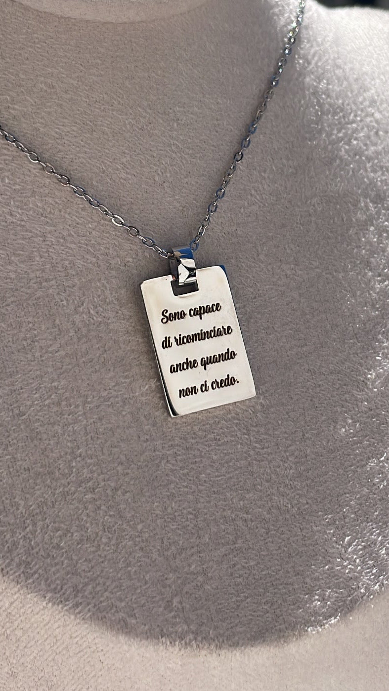 Collana Quadro Personalizzata