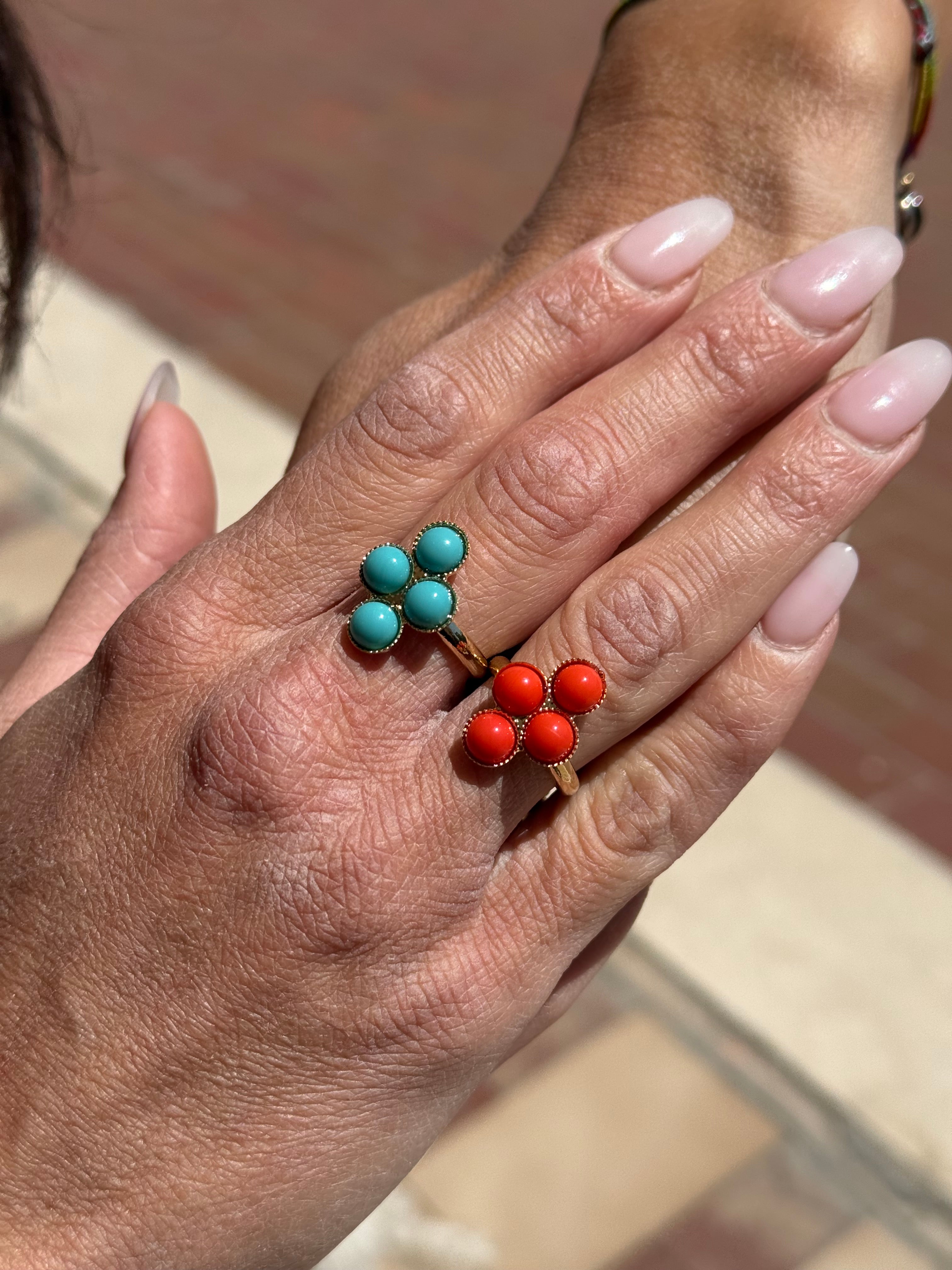 Anello Coral Sun