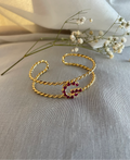 Bracciale Fascia Torchon Lettera