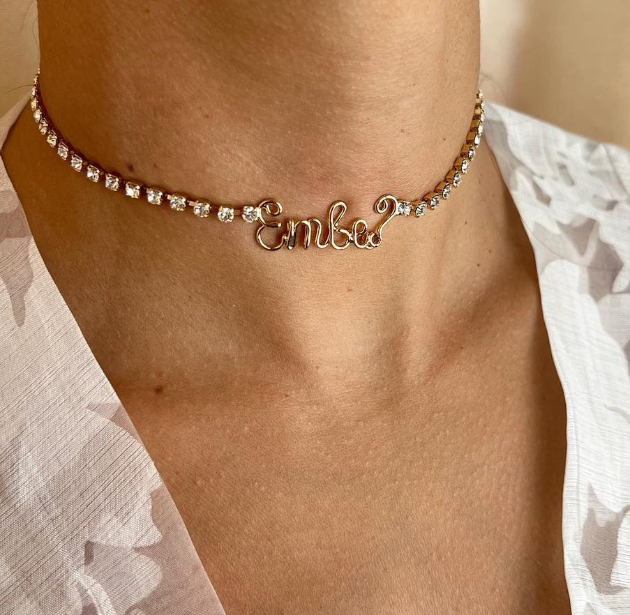 Tennis Necklace Wire Name