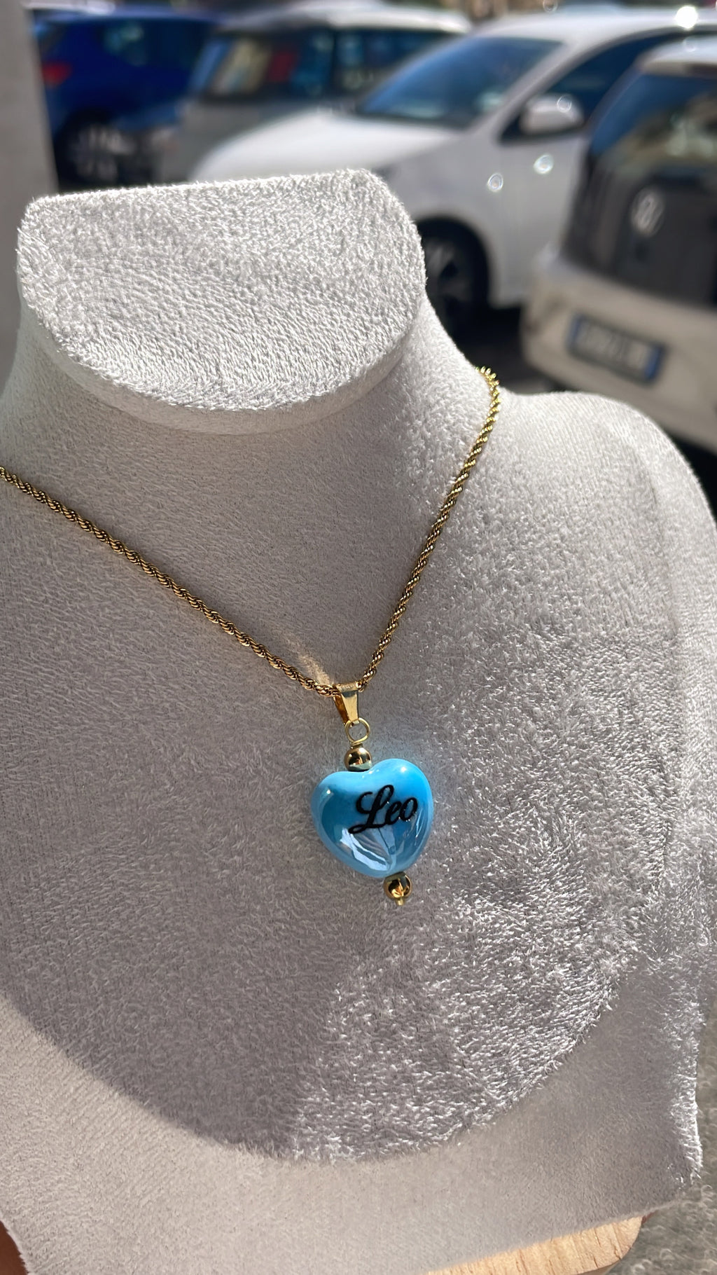 "Bubble Heart" - Collana Ceramica