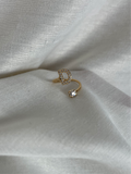 Letter Diamond Ring