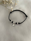 Bracciale Corda Pepite Ciondolo Personalizzato