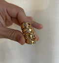 Anello Filo della Vita Lettere e Mini Heart