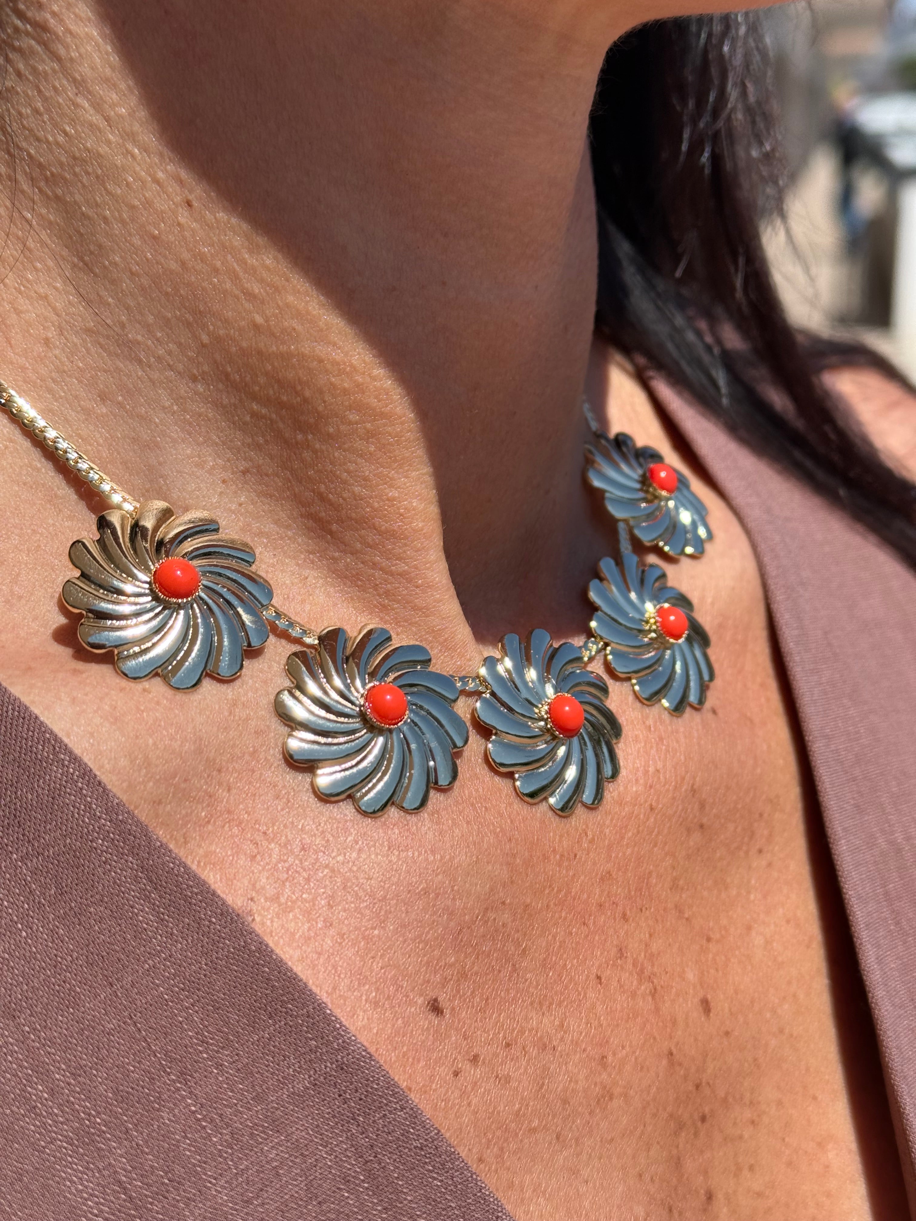 Collana Coral Sun