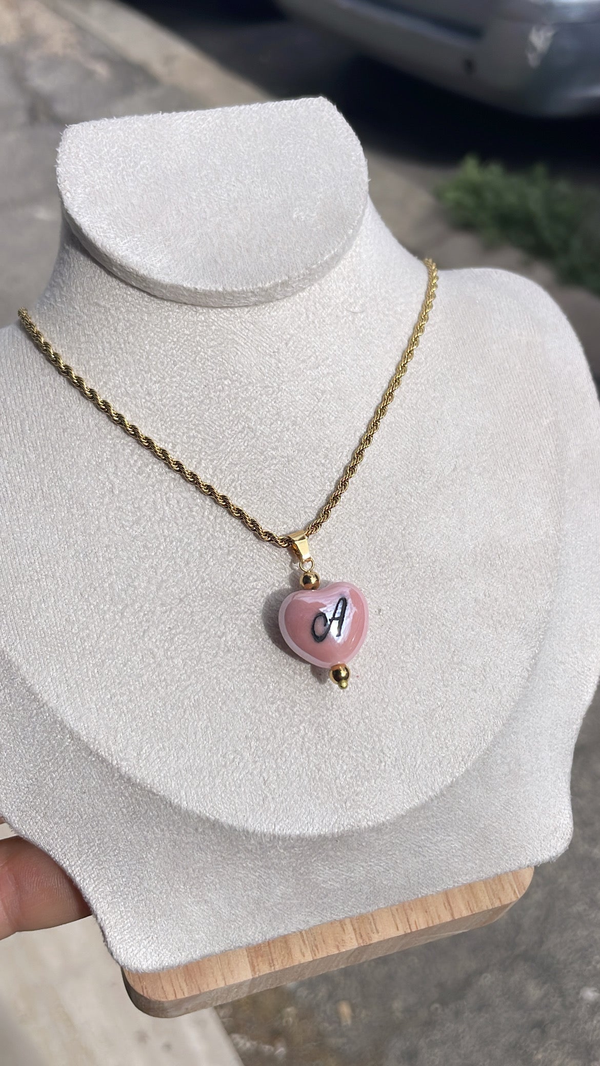 "Bubble Heart" - Collana Ceramica