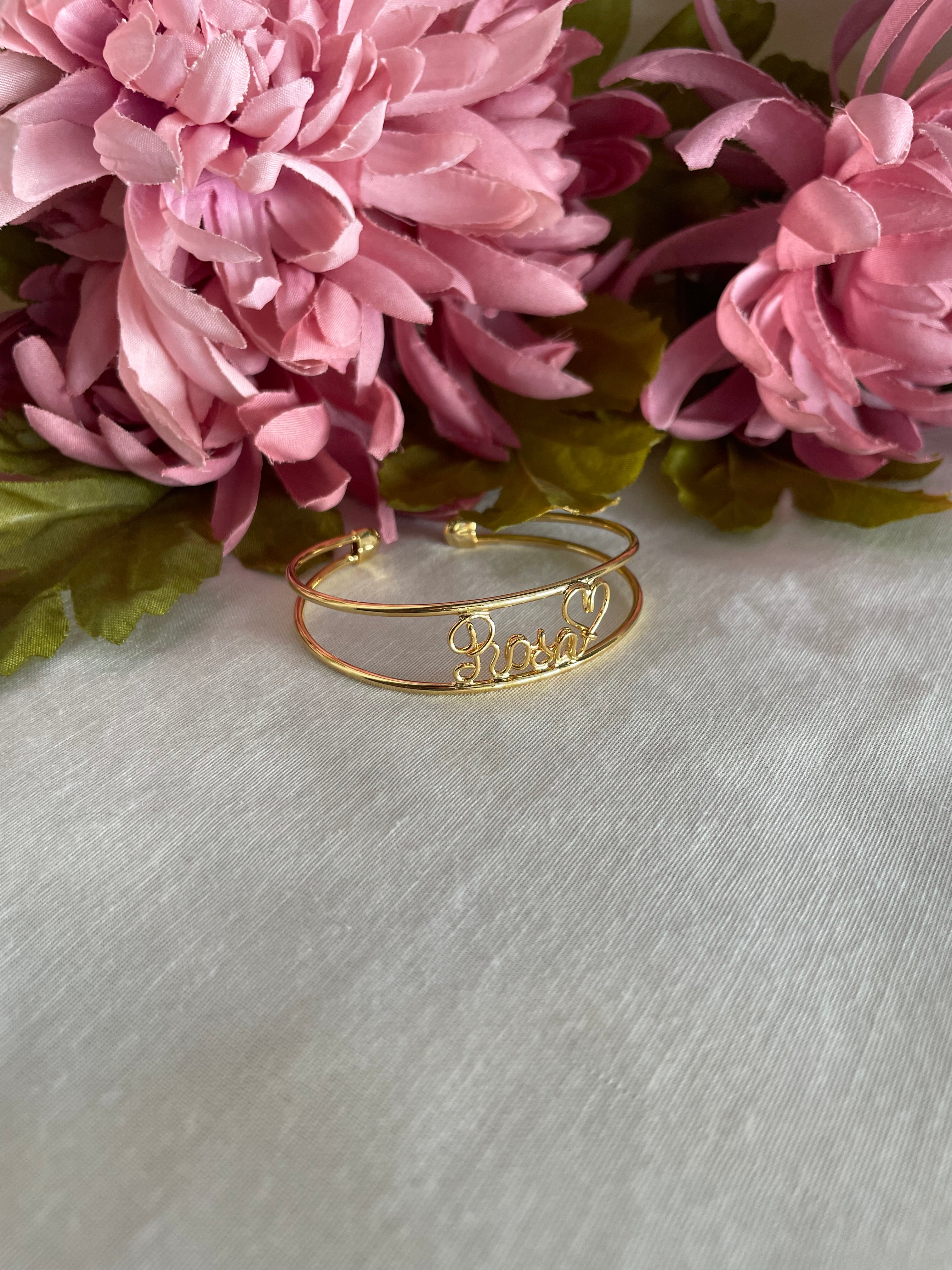 Bracciale Fascia con Nome Wire