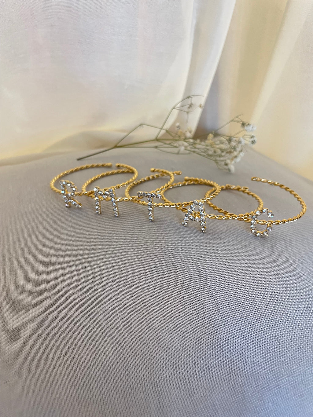 Bracciale Torchon Lettera Big
