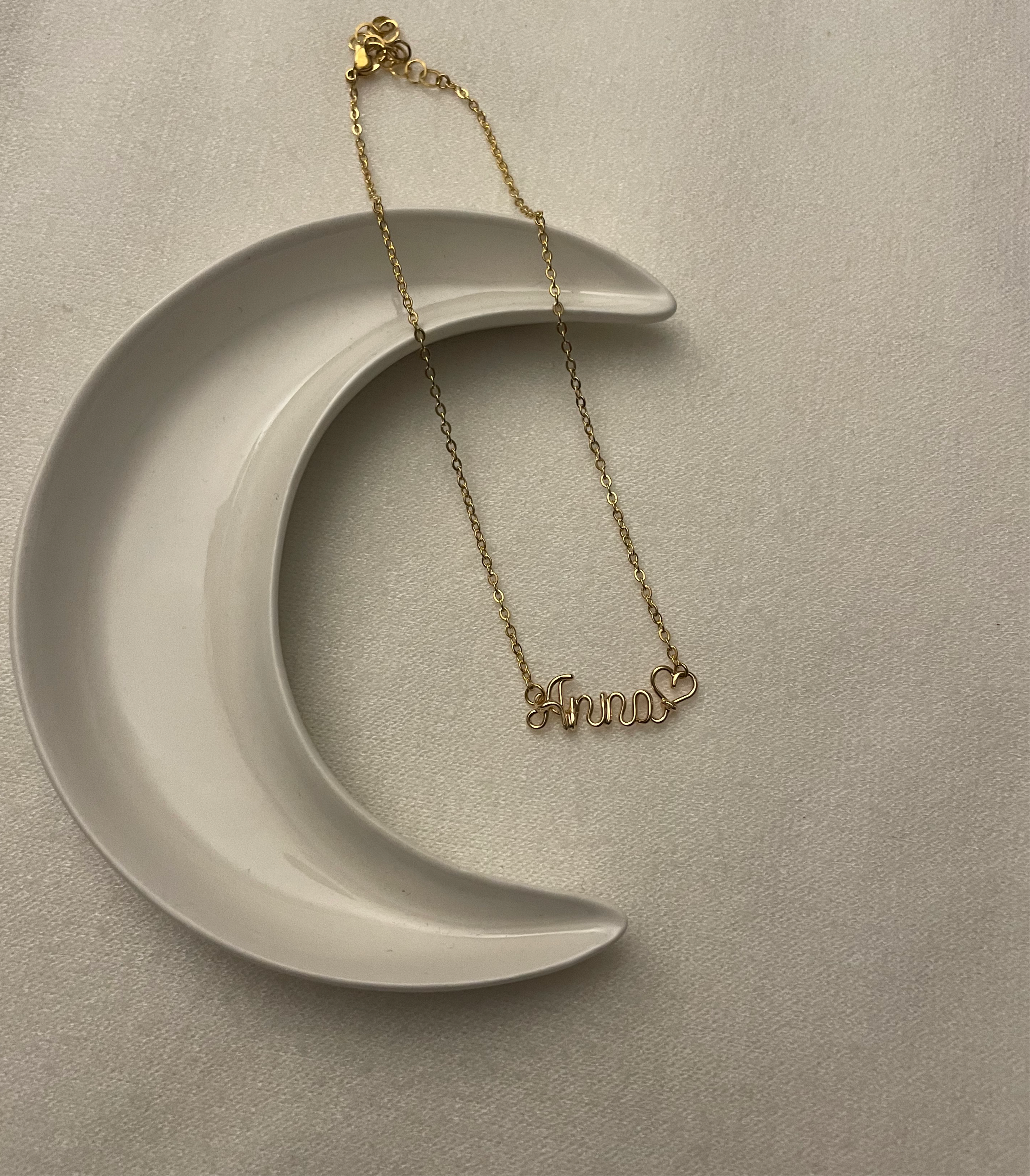 Collana Nome a Filo Wire