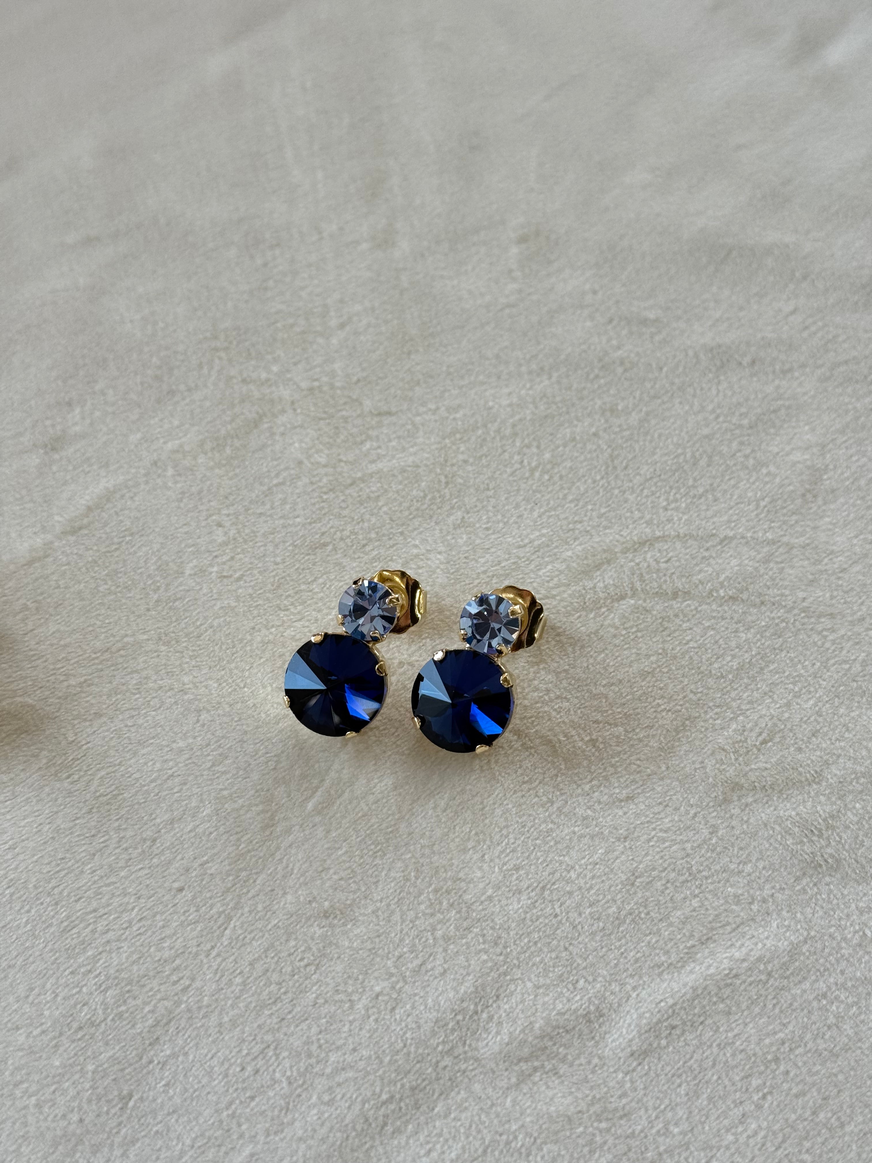 Crystal Earrings – Ottone Oro/Argento