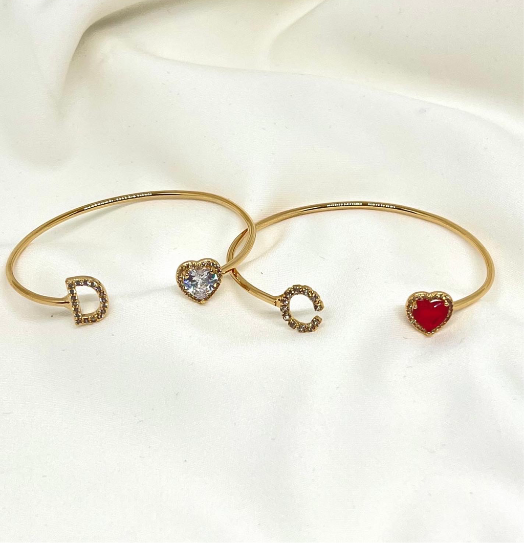 Bracciale Rigido Lettere