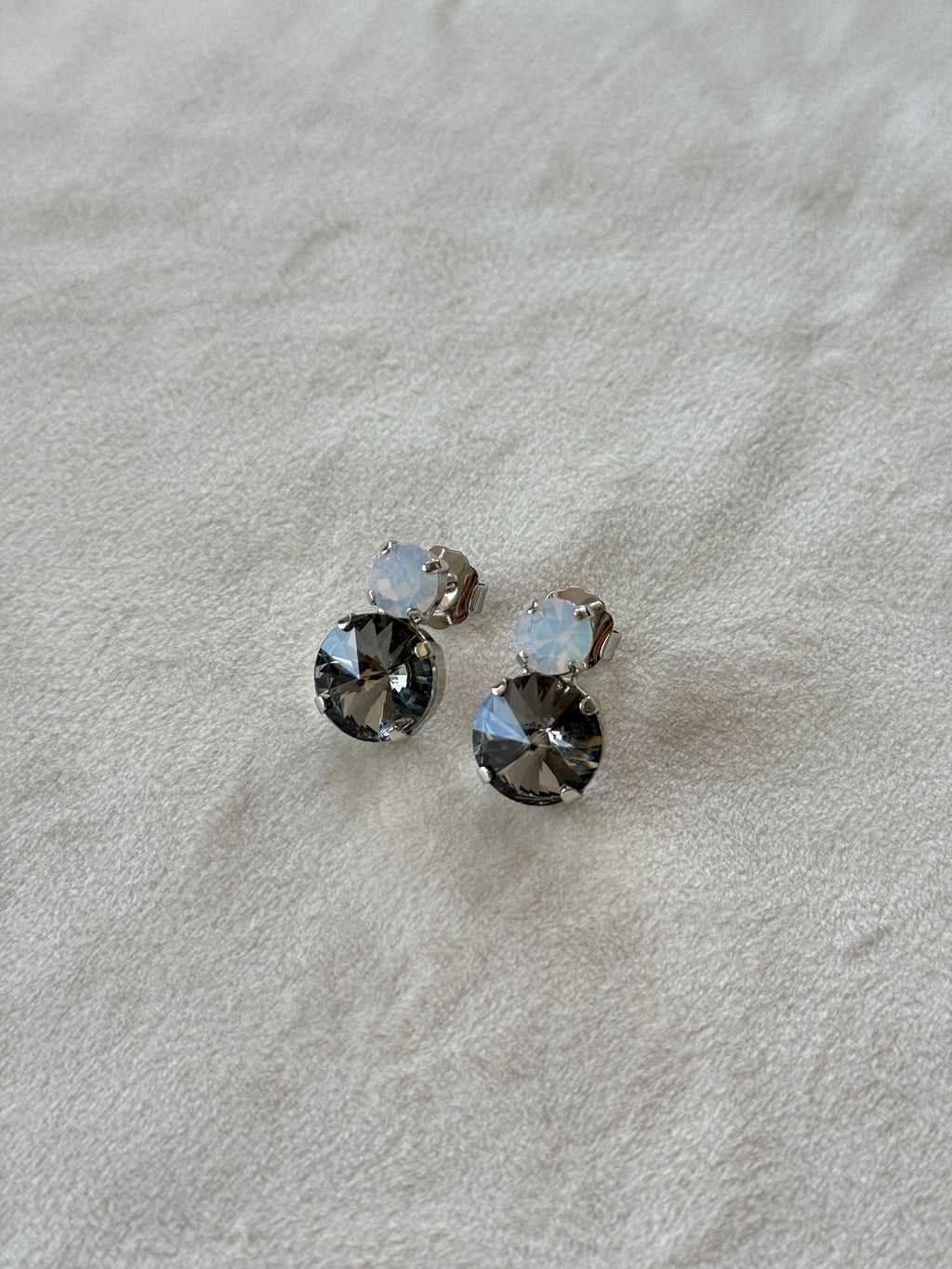 Crystal Earrings – Ottone Oro/Argento