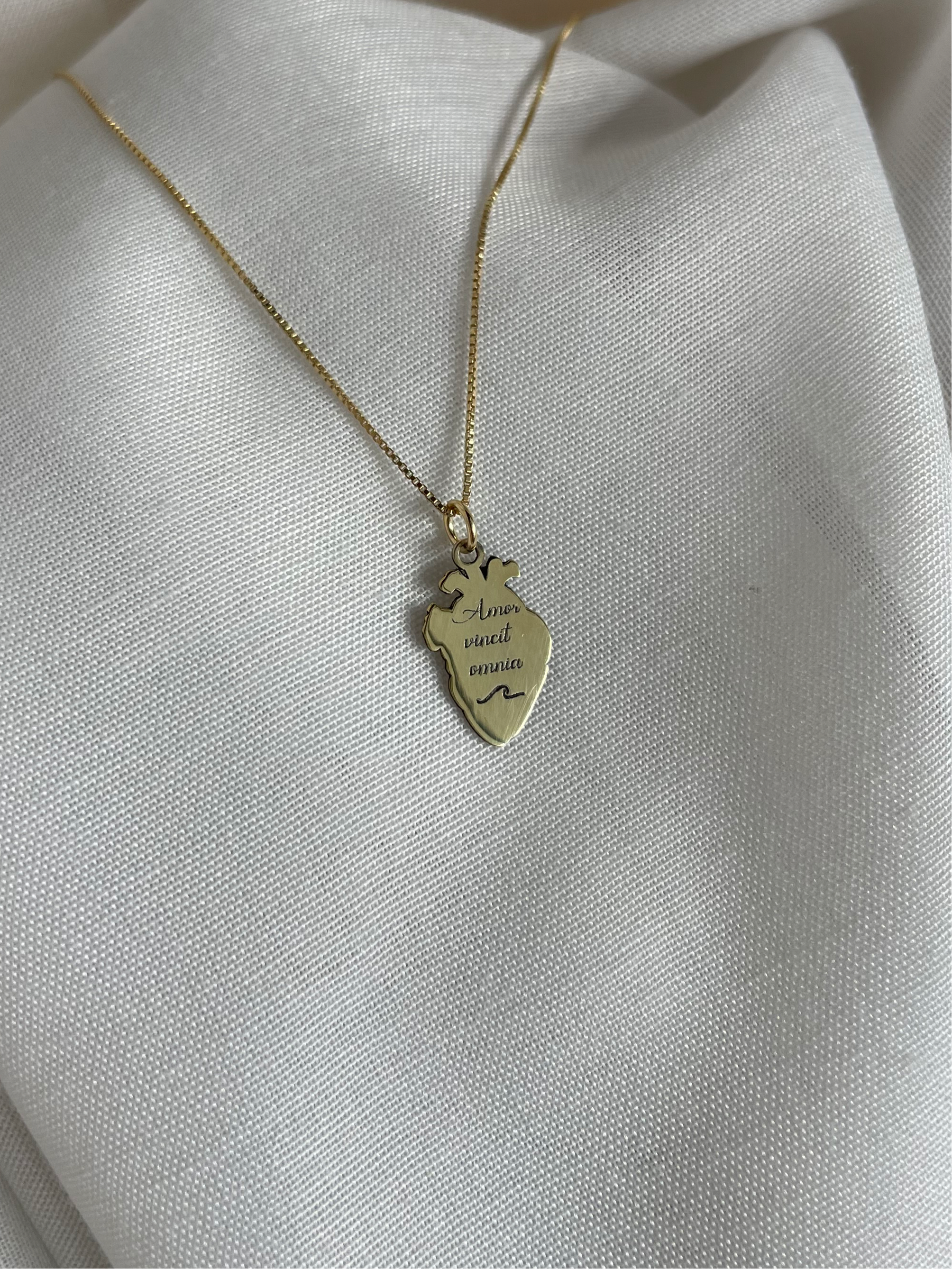 Cuore Anatomico Argento925