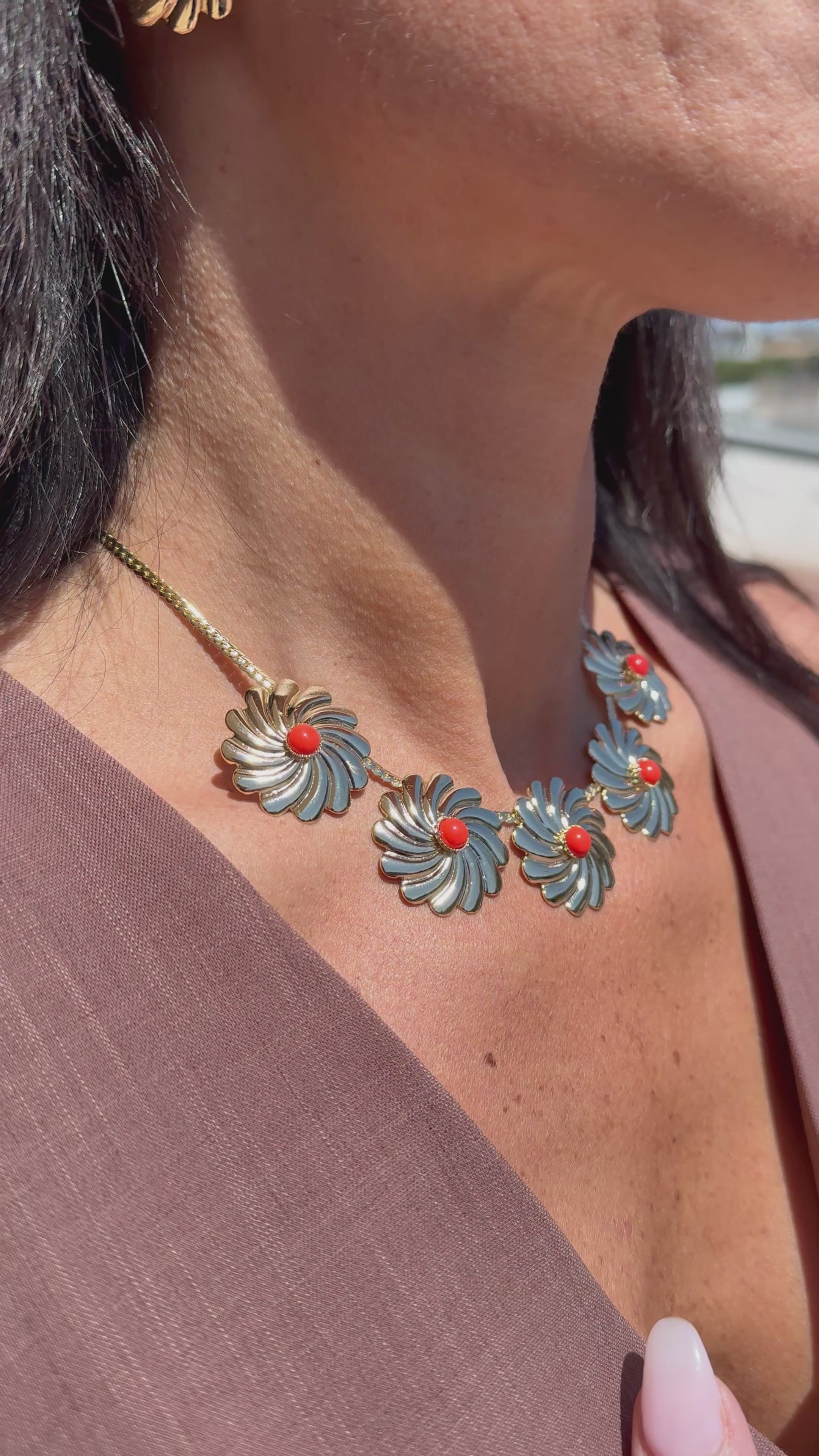 Collana Coral Sun